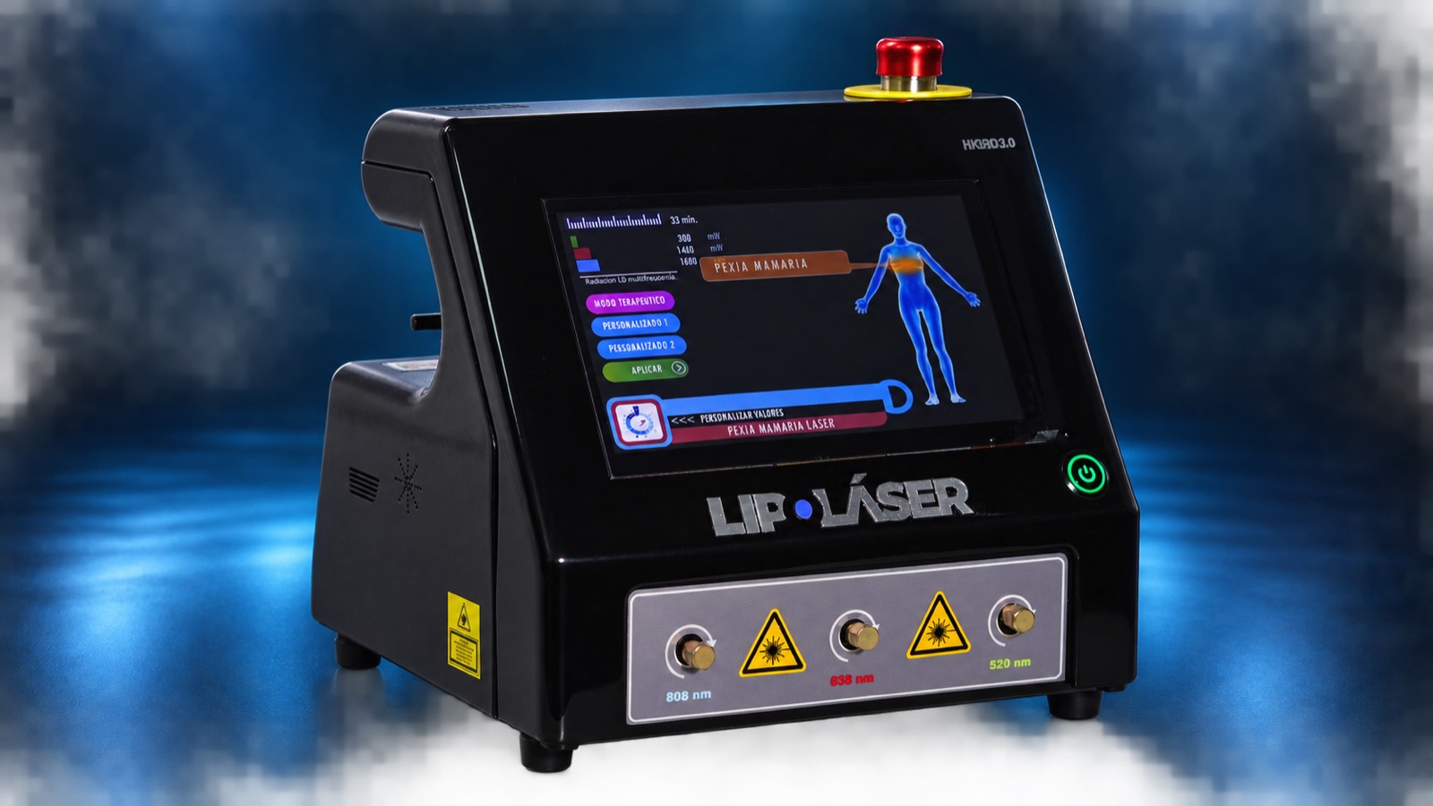 Equipo láser LPL-9002 completamente ensamblado
